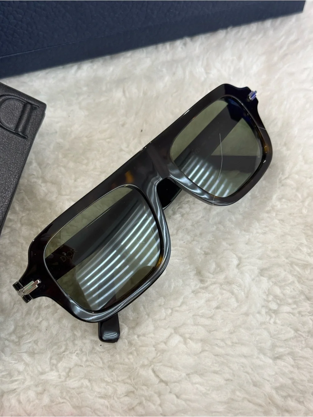 Dior Black Sunglasses with Dark Lenses